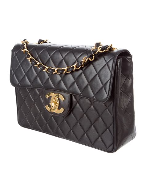 chanel jumbo classic single flap bag|Chanel classic flap bag vintage.